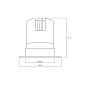 ART-RF-DOT LED светильник встраиваемый безрамочный Downlight   -  Встраиваемые светильники 